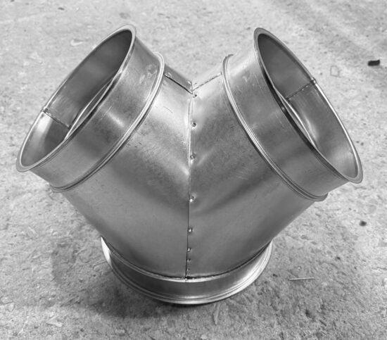 Y-Tройник, 60° с отгибом